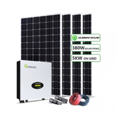 25 năm bảo hành 5kw lưới gắn năng lượng mặt trời hệ thống điện để sử dụng nhà