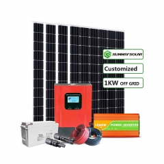 hệ thống năng lượng mặt trời tắt lưới với pin