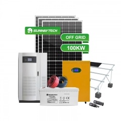 100kw tắt hệ thống năng lượng mặt trời lưới