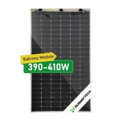 Tấm pin mặt trời đơn tinh thể Sunway 390-410w cho ban công dân cư