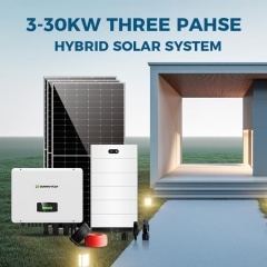 Hệ thống lưu trữ năng lượng mặt trời lai trên mái nhà Sunway 3-30kw