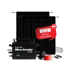 Hệ thống điện năng lượng mặt trời ban công Sunway 800W có biến tần siêu nhỏ